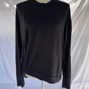 Athleisure charcoal sweater